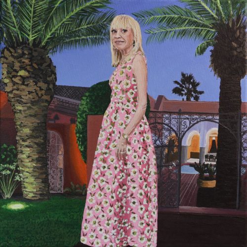 Rosa Kleid II acrylic/ canvas, 50 x 50 cm, 2019 sold